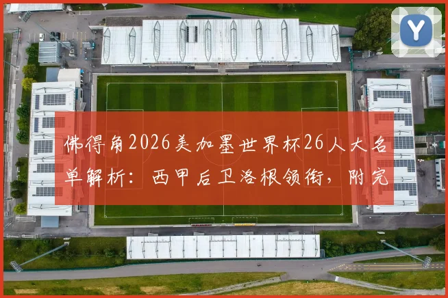 佛得角2026美加墨世界杯26人大名单解析：西甲后卫洛根领衔，附完整阵容球员信息一览