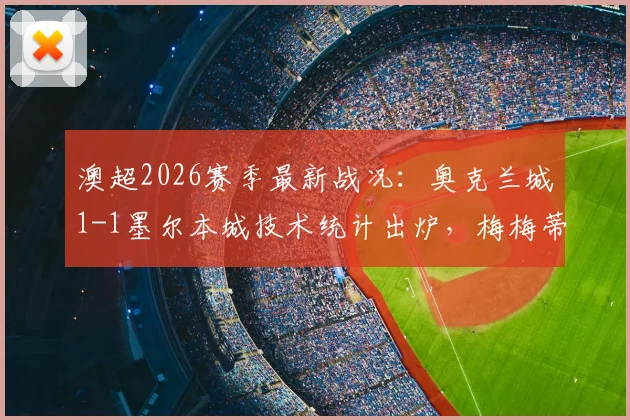 澳超2026赛季最新战况：奥克兰城1-1墨尔本城技术统计出炉，梅梅蒂绝平进球GIF集锦与积分榜影响深度分析